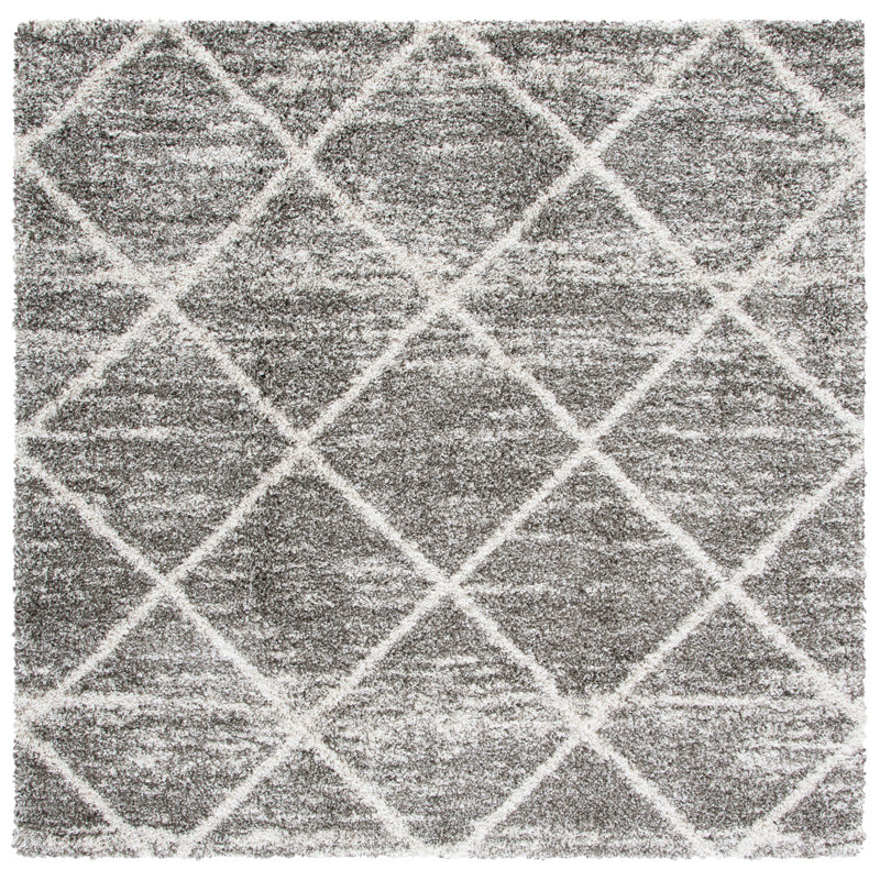 Tapis géométrique Goines Performance, Carré 7 pi
