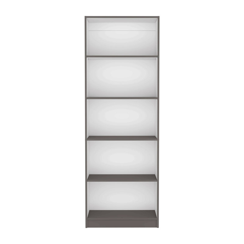 Bibliothèque Bkhome, 3, Chocolat, (5 Shelves) 71.1"H x 60"W x 11.7"D