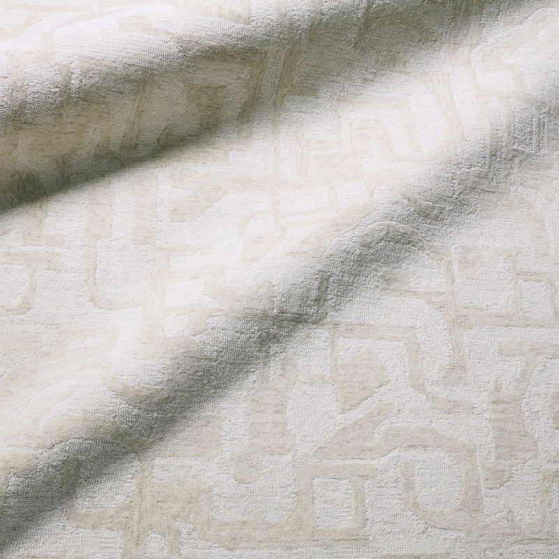 Jaipur Living Amine KAF03 Tufted Abstract Ivory/Tan Area Rug (12'X15'), Rectangle 12' x 15'