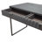 Spectrum 2-Drawer Solid Mango Wood Desk In White Finish W/ Gold Finished Iron Legs