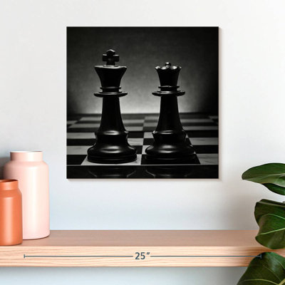 Senne Black Chess Pair