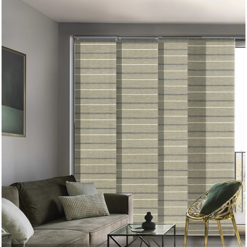 Sharmaine Semi Sheer Vertical Blind, God Rays