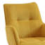 Chaise de bureau pivotante en tissu Jadel -658502823
