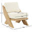 Chaise d'appoint rembourrée Hortense
