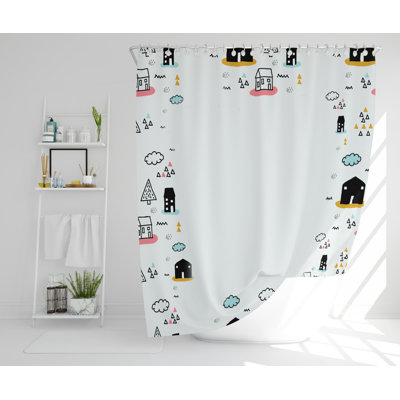 Katharine Polyester Shower Curtain Set