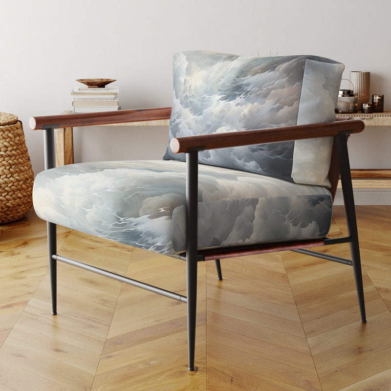 Fauteuil d'appoint Clouds Whispering Clouds II, Noir