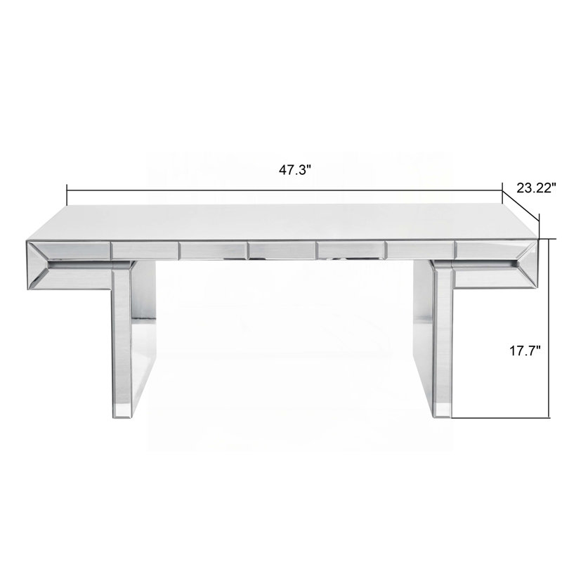 Rectangular Mirror Coffee Table