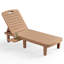 Chaise longue d'extérieur en résine avec porte-gobelet Corsin-1566080181