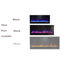 Adrianne Recessed/Wall Mounted Electric Fireplace Adjustable Flame with Remote-665486199