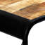Cathie Solid Wood Top Metal Base Dining Table