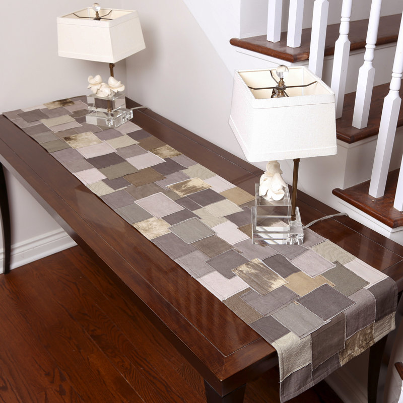 Chemin de table Patchwork, l 90 po x L 16 po