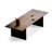 Dark Walnut Solid Wood Rectangular Coffee Table