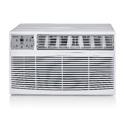 8,000 BTU Through the Wall Air Conditioner with Heater and Remote -  Bevoi, BEVTTW81HF