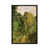 Toile encadrée de bois rustique foncé