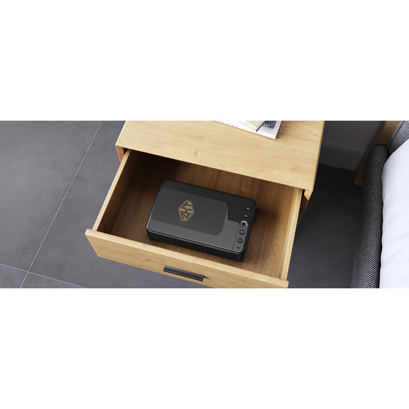 Biometric Handgun Safe With Quick Access For Nightstand
