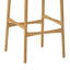 Tabouret de bar en bois et corde de papier tissé-130131438