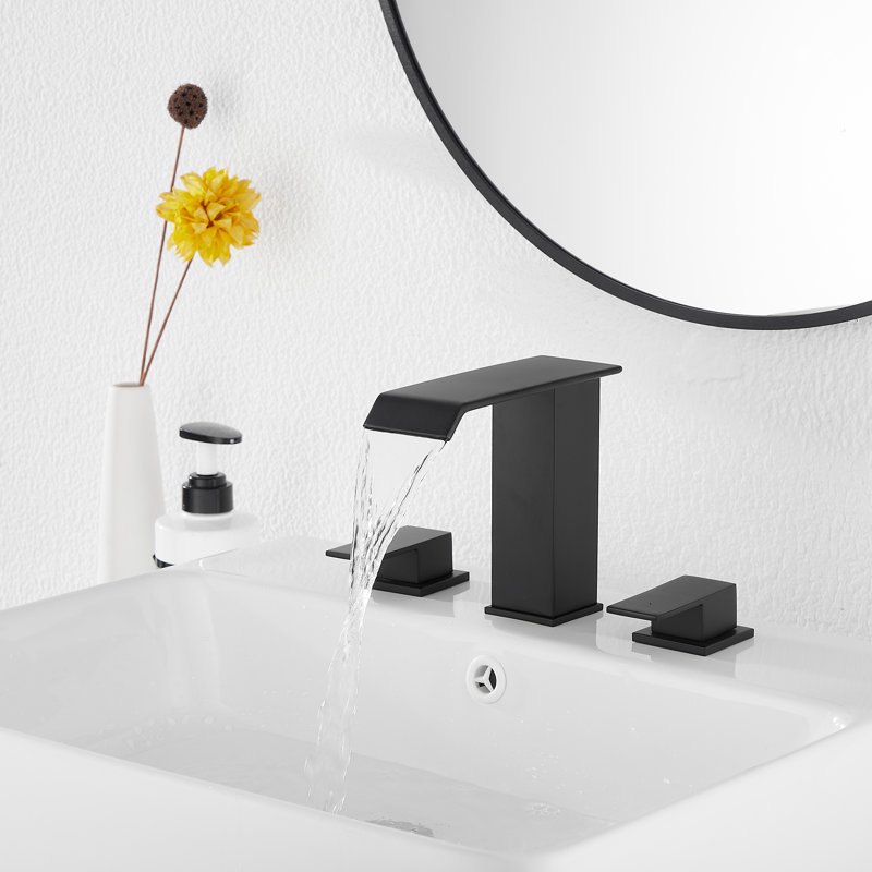 Widespread 2-handle Bathroom Faucet with Drain Assembly, null
