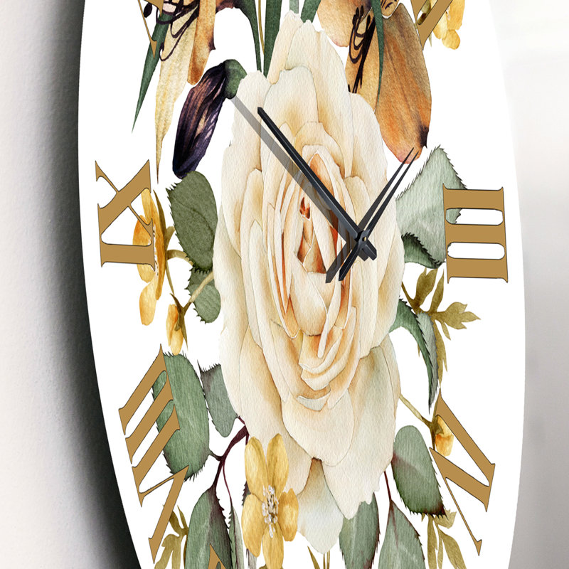 Rose Wall Clock, Small