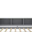 Premium Twin Size Daybed With Trundle – Solid Wood Daybed Frame Featuring Ample Storage Drawers And Side Shelves, Built-In Desk For Multifunctional Use, No Spring Box Needed, Grey-1990898130-1990898124