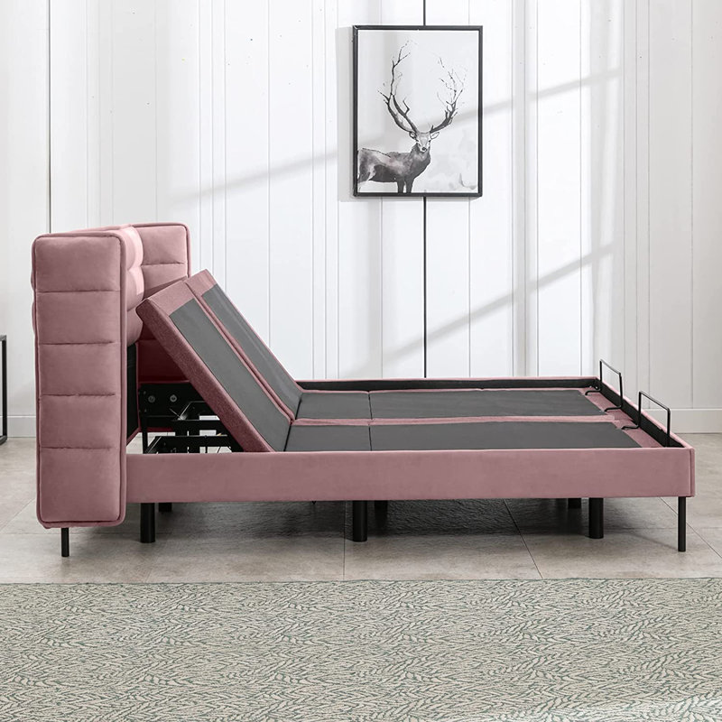 Foss Adjustable Bed with Wireless Remote, Queen