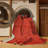 Machine Washable Solid Brown Area Rug-1524753643