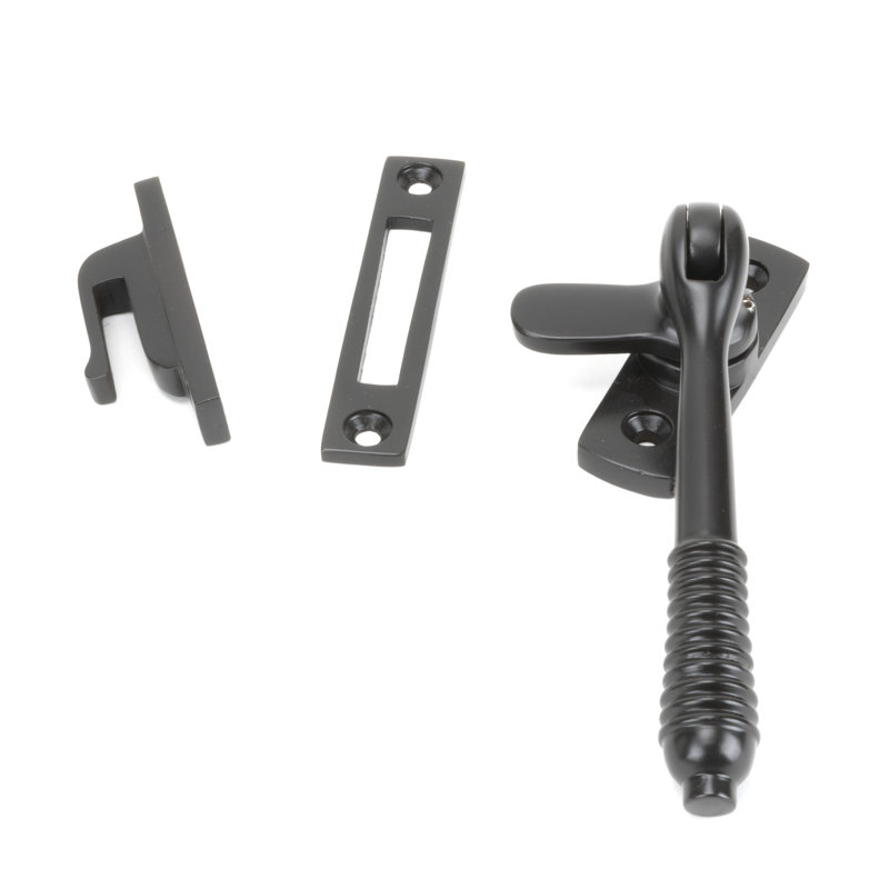 Reeded Fastener Lock, Aged Bronze