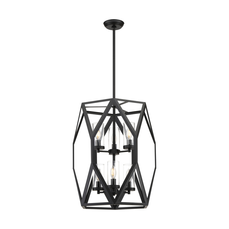 Shelburn 6 - Light Black Unique/Statement Pendant