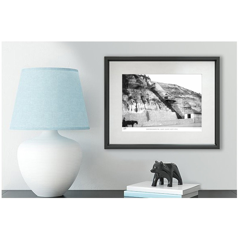 Bournemouth, East Cliff Lift 1913 by Francis Frith - Single Picture Frame Print, 60cm H x 80cm W x 2.3cm D