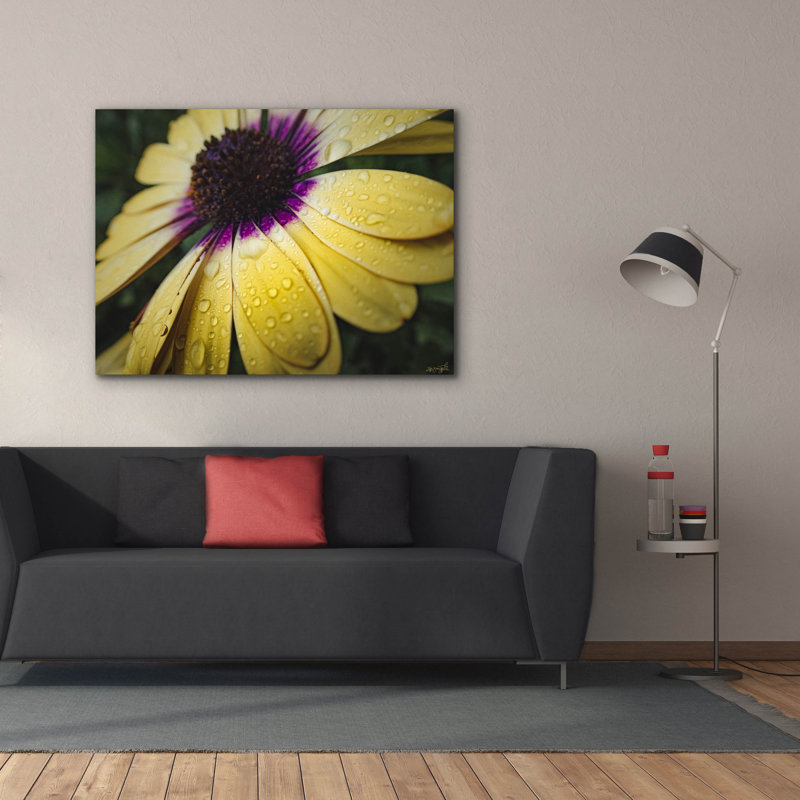  «Droplet Of The Flower 2» par Life BeautifuLEE, art mural sur toile, 54 po x 40 po, H 40 po x l 54 po