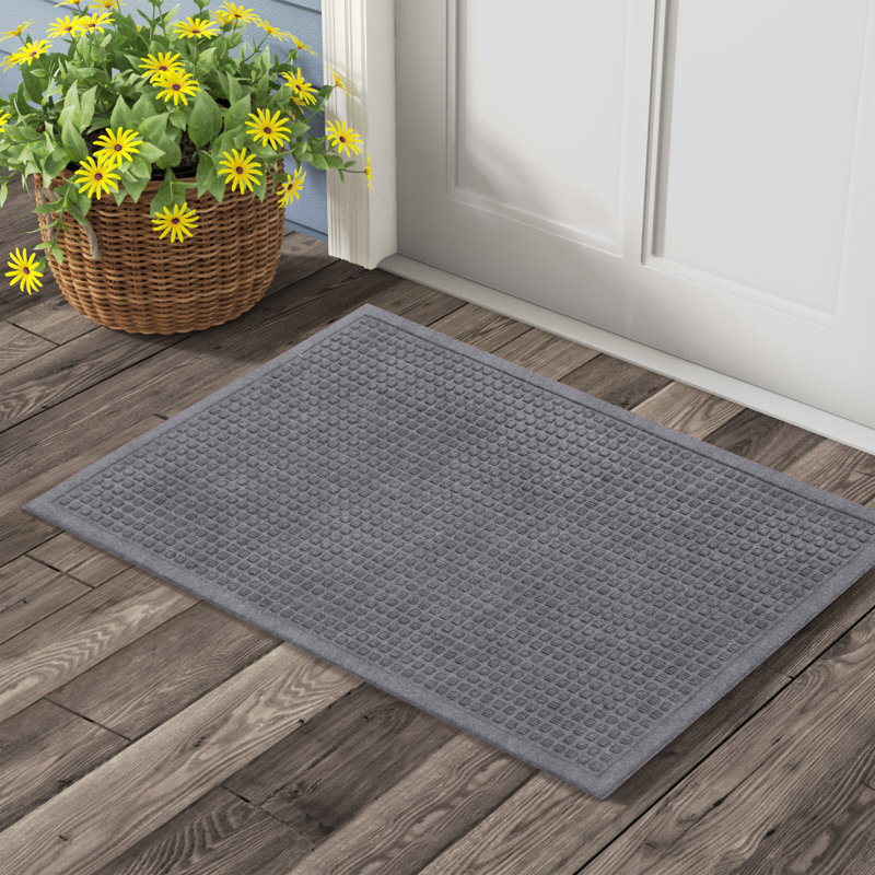 Paillasson WaterHog, Rectangle 2 pi x 3 pi, Gris foncé