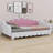 Upholstered Princess Daybed With LED Lights And Crown Headboard-454142086