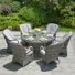 Carper 6 - Person Patio Dining Set with