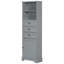 Grande armoire de rangement avec 3 tiroirs et tablettes réglables-113450473