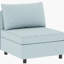 Canapé-lit modulaire en tissu avec rangement Chenille-2026394547-1980910261