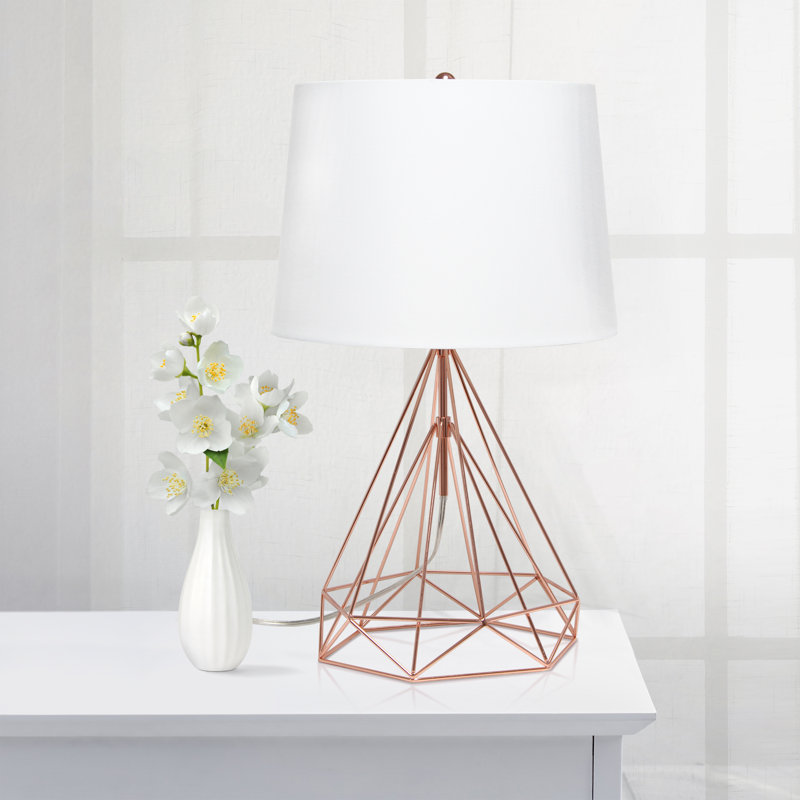Lampe de table Precious, Or rose