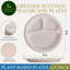 Assiettes en papier compostables jetables 9 pouces