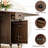 No Assembly Required, 58.9'' Folding Dining Table For Small Space, Rectangular Wooden Extendable Dinning Table With Wheels And Storage For Dining Room-98839870