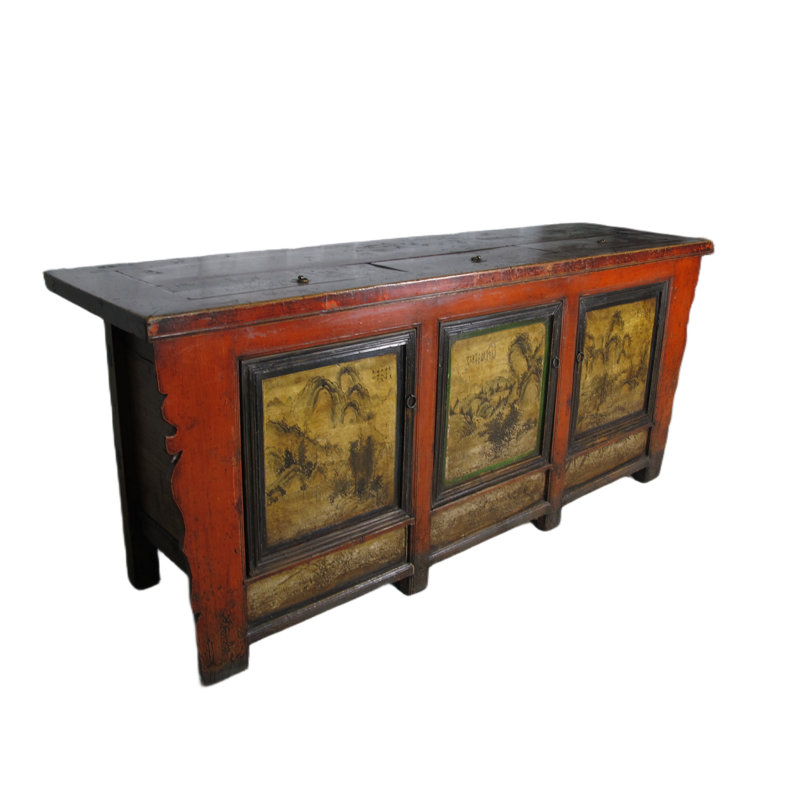 Buffet en bois massif Asian Classic