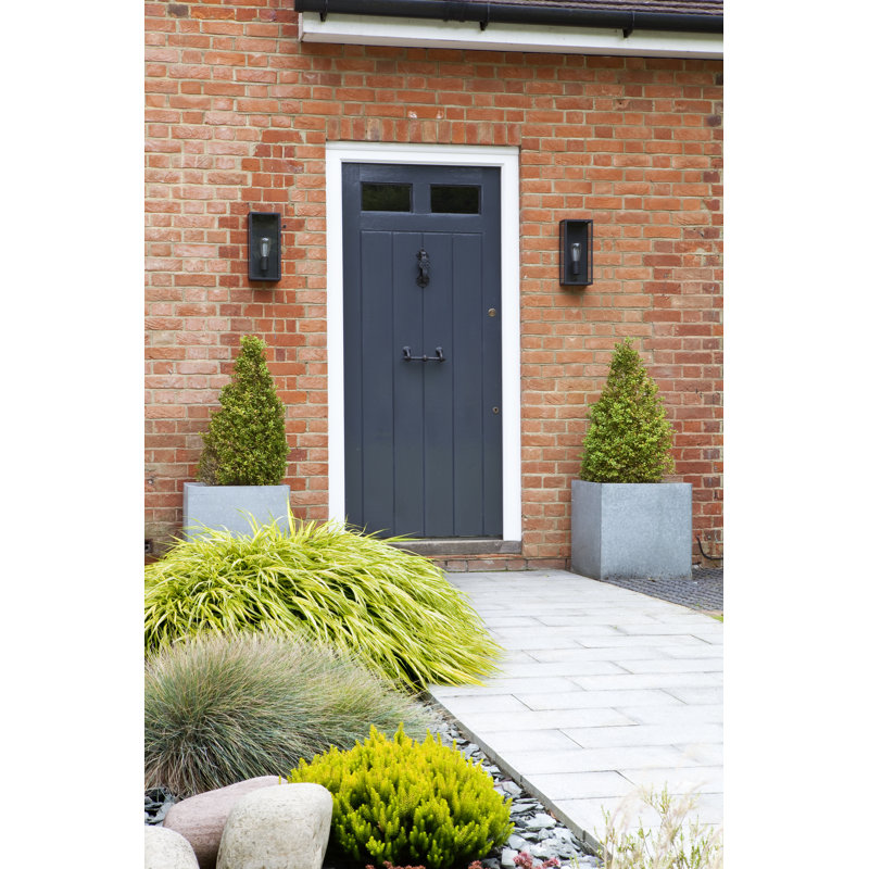 Messina 1 - Light Outdoor Flush Mount, Textured Black