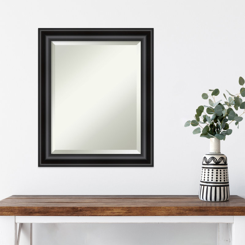Miroir d'appoint mural en plastique Churchton, 24 po x 20 po