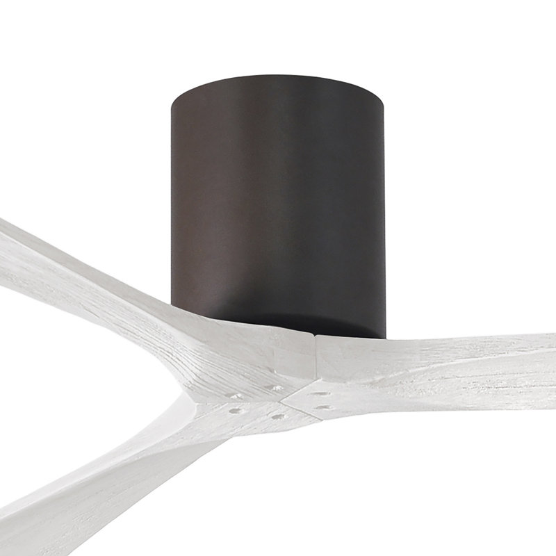Irene Ceiling Fan, Textured Bronze, Matte White, 52"