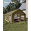 Garage portatif 10 x 20 pi, avec 2 portes à enroulement et 4 fenêtres-131298346