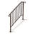 Bronze 3-Step Iron Stair Handrail-123106865-123106867