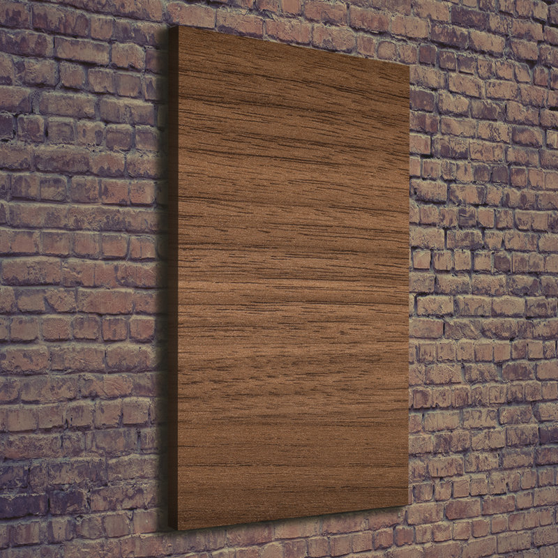 Wooden Background - Wrapped Canvas Print