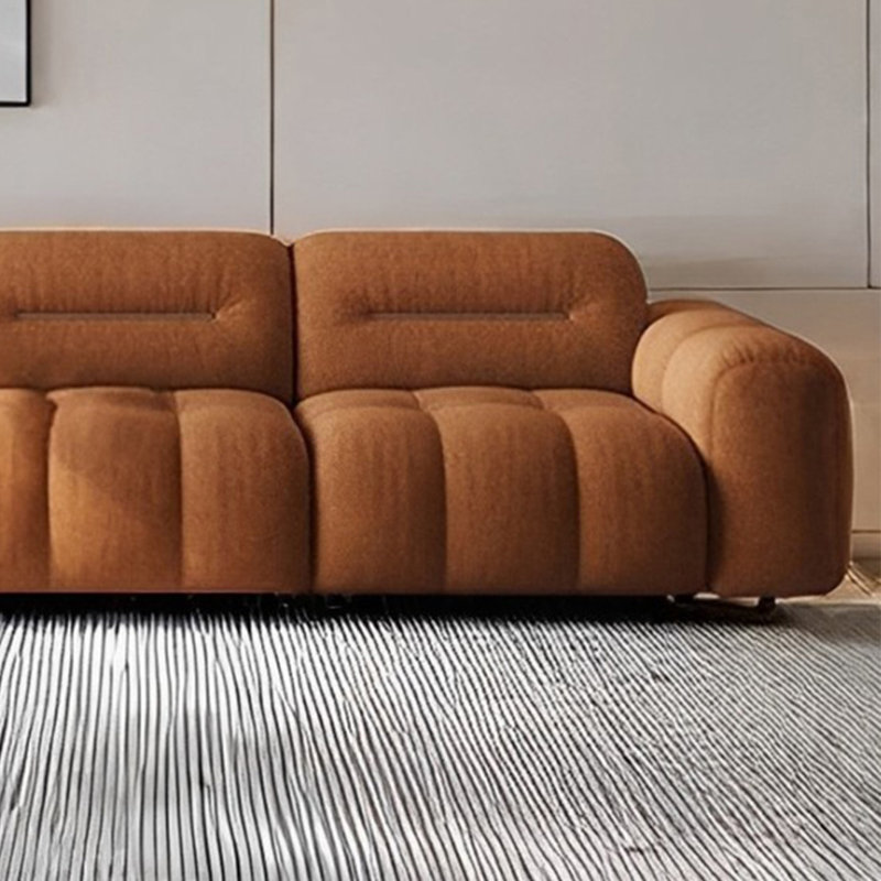 Canapé moderne à lignes droites minimaliste, 4, H 32,28 po x l 110,23 po x P 39,37 po