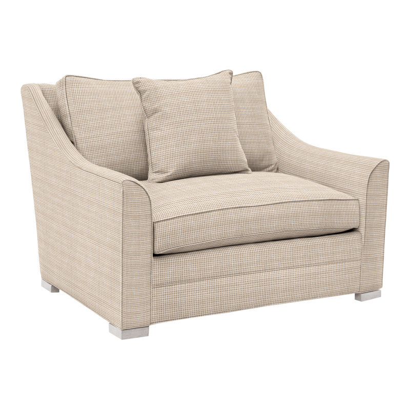 Chaise Nicholas, Bisque Perigold Rest, Gris colombe