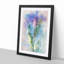 Purple Tulip in Abstract - Framed Print-55765456-55765457