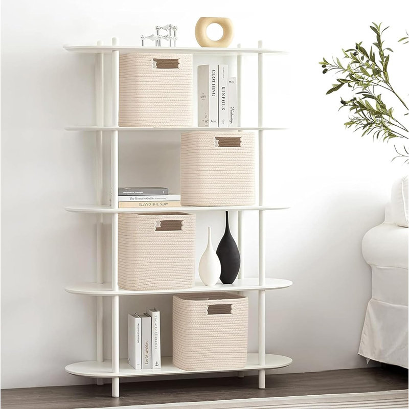 Bac de rangement en coton Rosecliff Heights, Beige