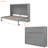 Friel Foldable Murphy Bed with Storage Cabinet & Wooden Frame-126304187-112814841