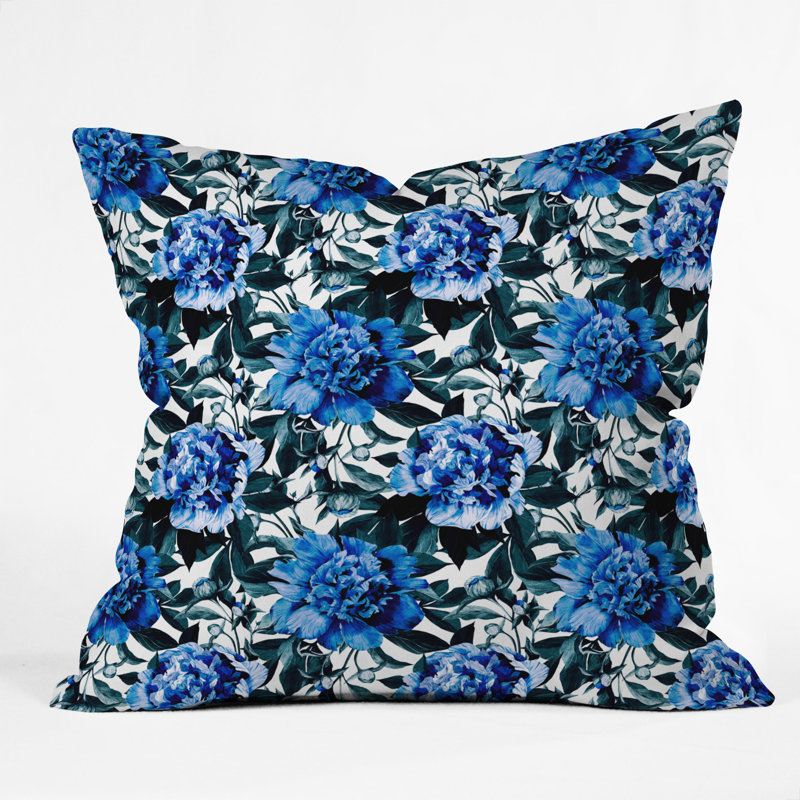 Marta Barragan Camarasa Floral Throw Pillow, 16" x 16"